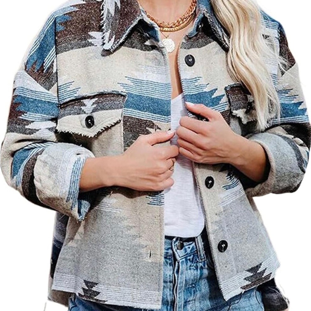 Aztec Western Shacket - image 1